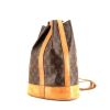 Louis Vuitton Randonnée small model backpack in brown monogram canvas and natural leather - 00pp thumbnail