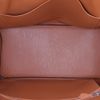Hermes Birkin 35 cm handbag in orange, red, Bleu Hydra and fawn togo leather - Detail D2 thumbnail