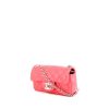 Chanel Mini Timeless shoulder bag in pink quilted leather - 00pp thumbnail
