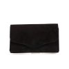 Hermès Vintage pouch in black doblis calfskin - 360 thumbnail