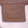 Gucci Bamboo shoulder bag in brown grained leather - Detail D4 thumbnail