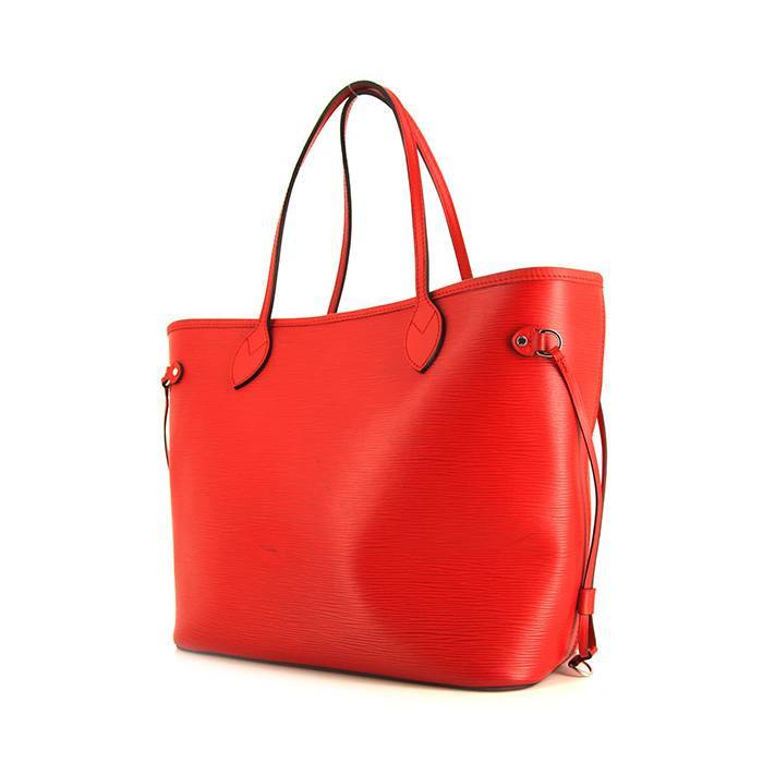 Louis Vuitton Neverfull medium model shopping bag in red epi leather - 00pp