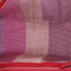 Bolso bandolera Gucci Bamboo en cuero granulado rojo y bambú - Detail D3 thumbnail