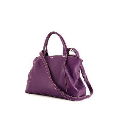 Borsa Cartier C De Cartier in pelle viola