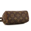 Louis Vuitton Nano Speedy handbag in brown monogram canvas and natural leather - Detail D5 thumbnail