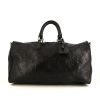 Bolsa de viaje Louis Vuitton Keepall 45 en cuero monogram huella negro - 360 thumbnail