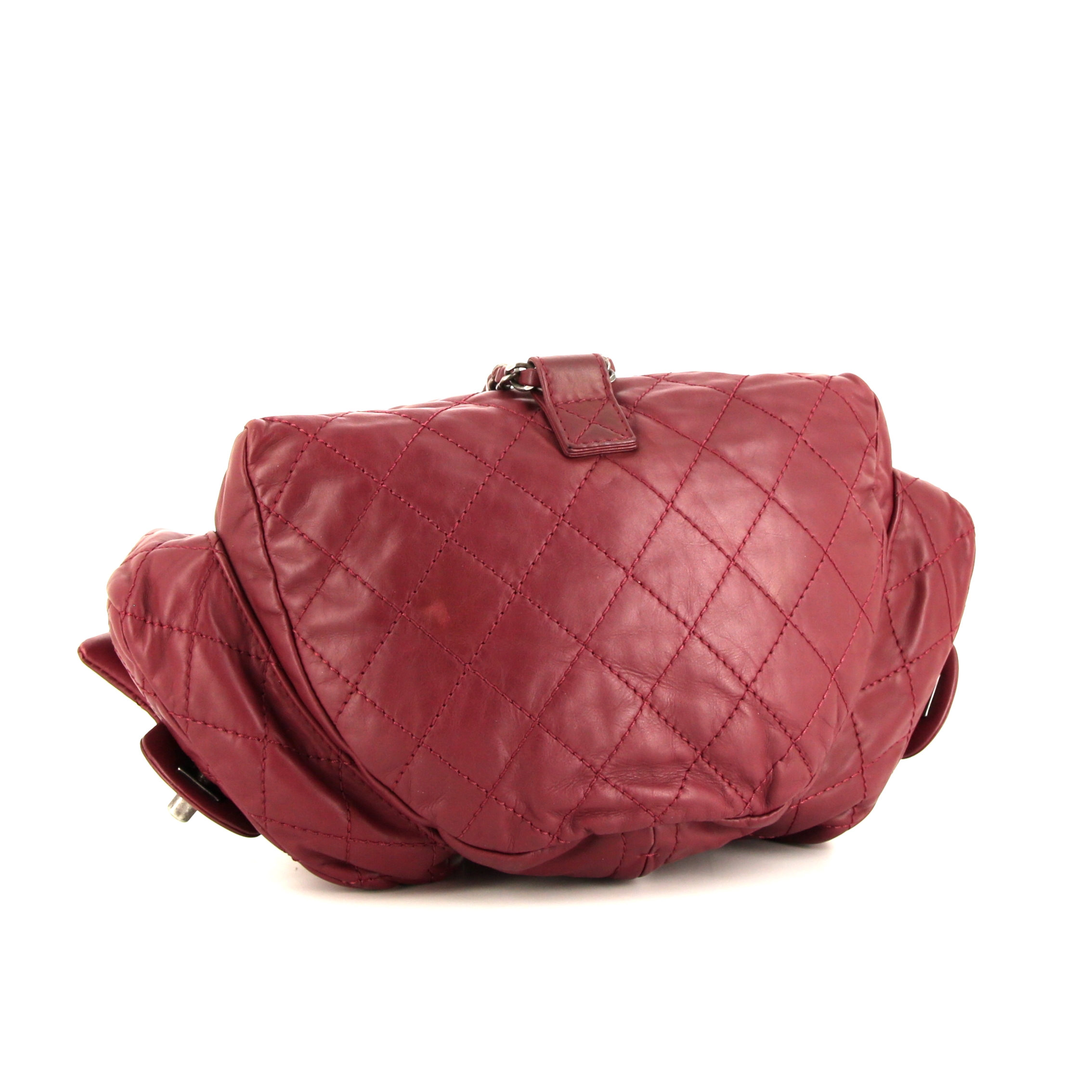 Chanel Backpack Burgundy Chanel 25 Small Burgundy Bag Unboxing Experience | TikTok main image 4