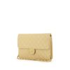 Chanel Vintage shoulder bag in beige quilted leather - 00pp thumbnail