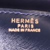 Bolso de mano Hermes Hermes Constance en cuero box azul marino - Detail D4 thumbnail