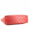 Chanel Grand Shopping shopping bag in red quilted leather - Detail D4 thumbnail