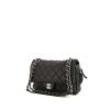 Chanel Timeless handbag in black quilted grained leather - 00pp thumbnail