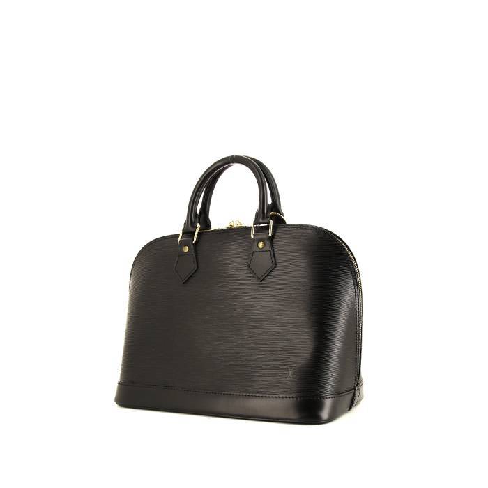 Louis Vuitton  Alma small model  handbag  in black epi leather - 00pp