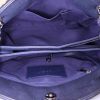 Chanel Mademoiselle large model handbag in navy blue quilted grained leather - Detail D2 thumbnail