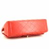 Chanel Timeless Maxi Jumbo handbag in red quilted leather - Detail D5 thumbnail