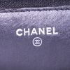 Borsa a tracolla Chanel Wallet on Chain in tweed nero a motivi orizzontali - Detail D4 thumbnail