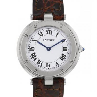 Cartier Santos Ronde watch in stainless steel Circa  1990