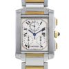 Cartier Tank Française Chrono watch in gold and stainless steel Ref:  2303 Circa  2000 - 00pp thumbnail