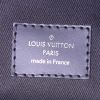 Mochila Louis Vuitton Josh en lona a cuadros y cuero negro - Detail D3 thumbnail