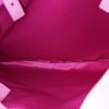 Bolso Cabás Saint Laurent Cabas YSL en lona beige y cuero rosa - Detail D2 thumbnail