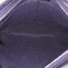 Borsa a tracolla Louis Vuitton Thomas in tela a scacchi grigia e pelle nera - Detail D2 thumbnail
