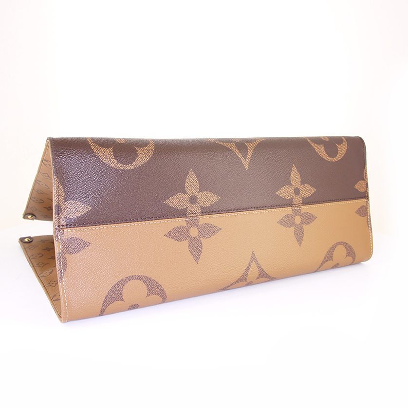 Bolso Cabás Louis Vuitton Onthego modelo grande en lona Monogram dos tonos marrón - Detail D5