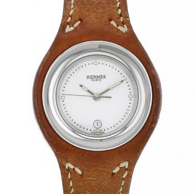 Reloj Hermes Harnais de acero Ref :  HA1.210 Circa  1990