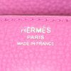 Bolso de mano Hermes Birkin 25 cm en cuero togo rosa Magnolia - Detail D3 thumbnail
