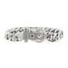Hermès Boucle Sellier bracelet in silver - 00pp thumbnail