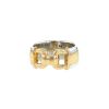 Hermès Mors ring in silver and yellow gold - 00pp thumbnail