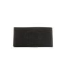 Billetera Burberry en cuero granulado negro - 360 thumbnail