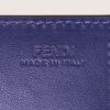 Billetera Fendi en cuero azul marino - Detail D3 thumbnail