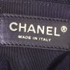 Chanel Petit Shopping handbag in black quilted grained leather - Detail D3 thumbnail