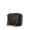 Bolso para llevar al hombro Chanel Vintage Shopping en cuero acolchado negro - 00pp thumbnail