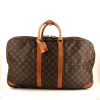 Louis Vuitton Sirius 55 suitcase in brown monogram canvas and natural leather - 360 thumbnail