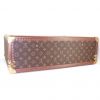 Louis Vuitton Bisten 55 suitcase in monogram canvas and brown lozine (vulcanised fibre) - Detail D4 thumbnail