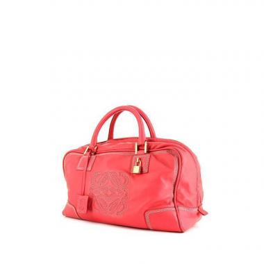 Loewe Amazona handbag in pink leather