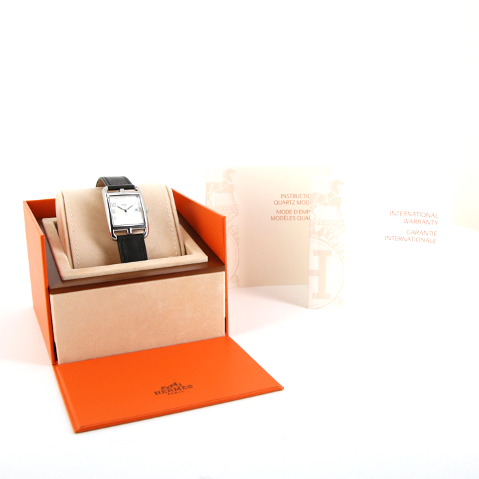 Hermes Cape Cod watch in stainless steel Ref:  CC2.710 Circa  2017