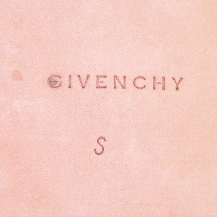 Cintura Givenchy in pelle verniciata nera - Detail D1