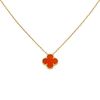 Collier Van Cleef & Arpels Alhambra Vintage en or jaune et cornaline - 00pp thumbnail