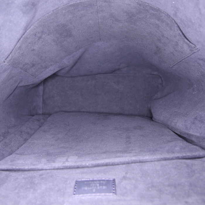 Mochila Louis Vuitton Steamer Bag en cuero Epi negro - Detail D2