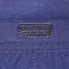 Dior suitcase in navy blue logo canvas and black leather - Detail D3 thumbnail