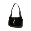 Gucci small model handbag in black suede and black leather - 00pp thumbnail