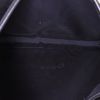 Gucci small model handbag in black suede and black leather - Detail D2 thumbnail