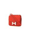 Hermes Constance mini shoulder bag in red Swift leather - 00pp thumbnail