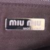 Bolso de mano Miu Miu en terciopelo azul y gris - Detail D3 thumbnail