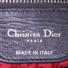 Sac à main Dior Lady Dior grand modèle en cuir cannage noir - Detail D4 thumbnail
