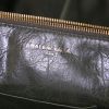 Balenciaga Blanket Square travel bag in khaki burnished leather - Detail D4 thumbnail