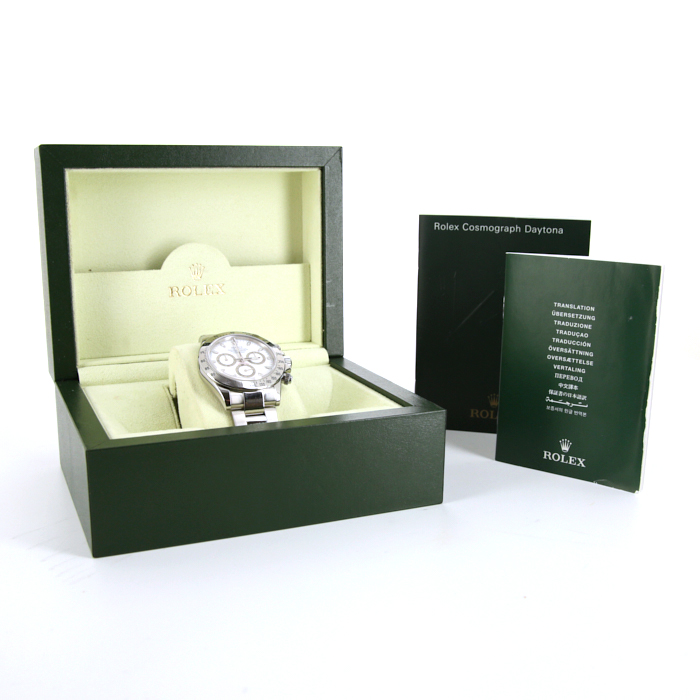 Montre Rolex Daytona en acier Ref :  116520 Vers  2006 - Detail D2