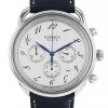 Hermes Arceau Chrono watch in stainless steel Ref:  AR4.910 Circa  2010 - 00pp thumbnail