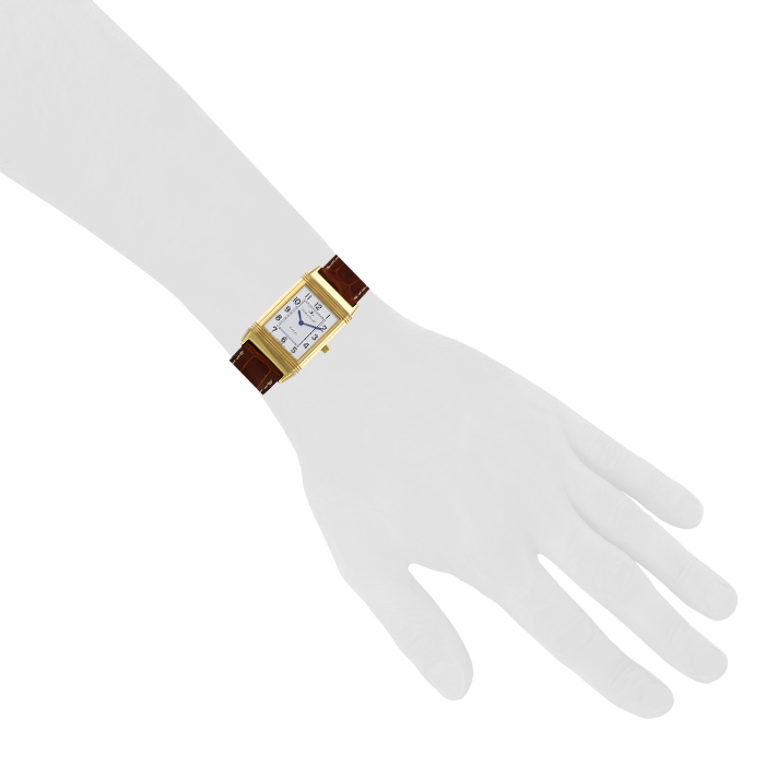 Montre Jaeger Lecoultre Reverso en or jaune Ref :  250108 Vers  2000 - Detail D1